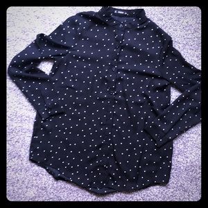 Classic polka dot design blouse